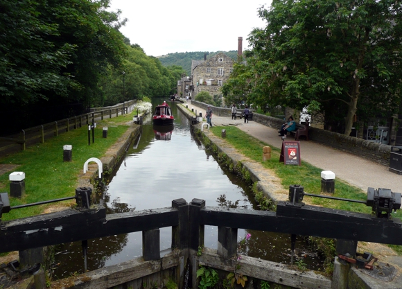 Canalside Hebden bridge